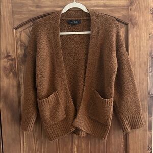 Oak & Trellis Warm Brown Cardigan